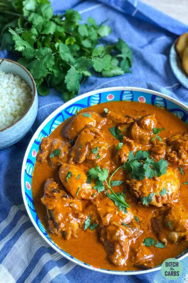 keto butter chicken ditchthecarbs.com