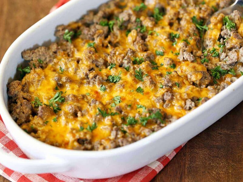 keto ground beef casserole healthyrecipesblogs.com