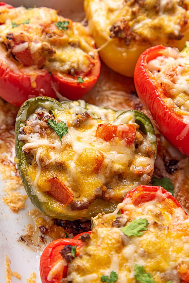 keto stuffed peppers thebigmansworld.com