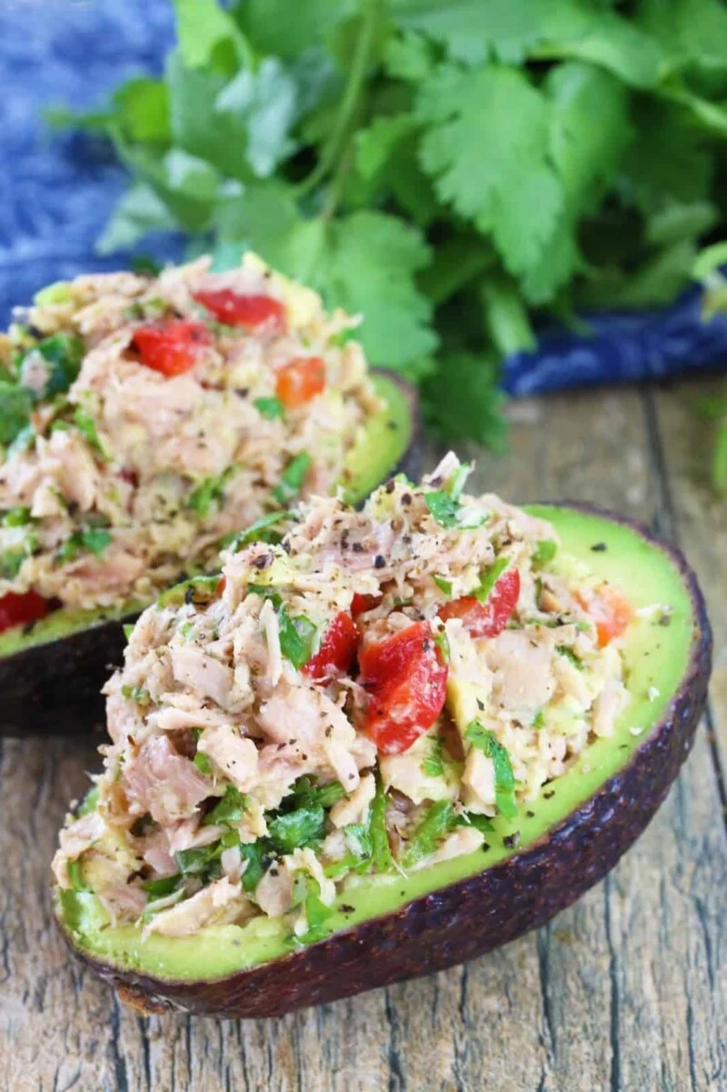 Healthy-Tuna-Stuffed-Avocado