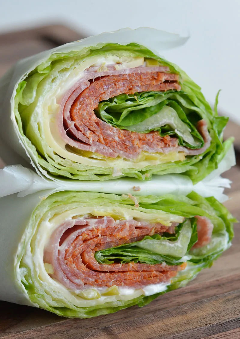 Italian-Lettuce-Wrap keto no cook