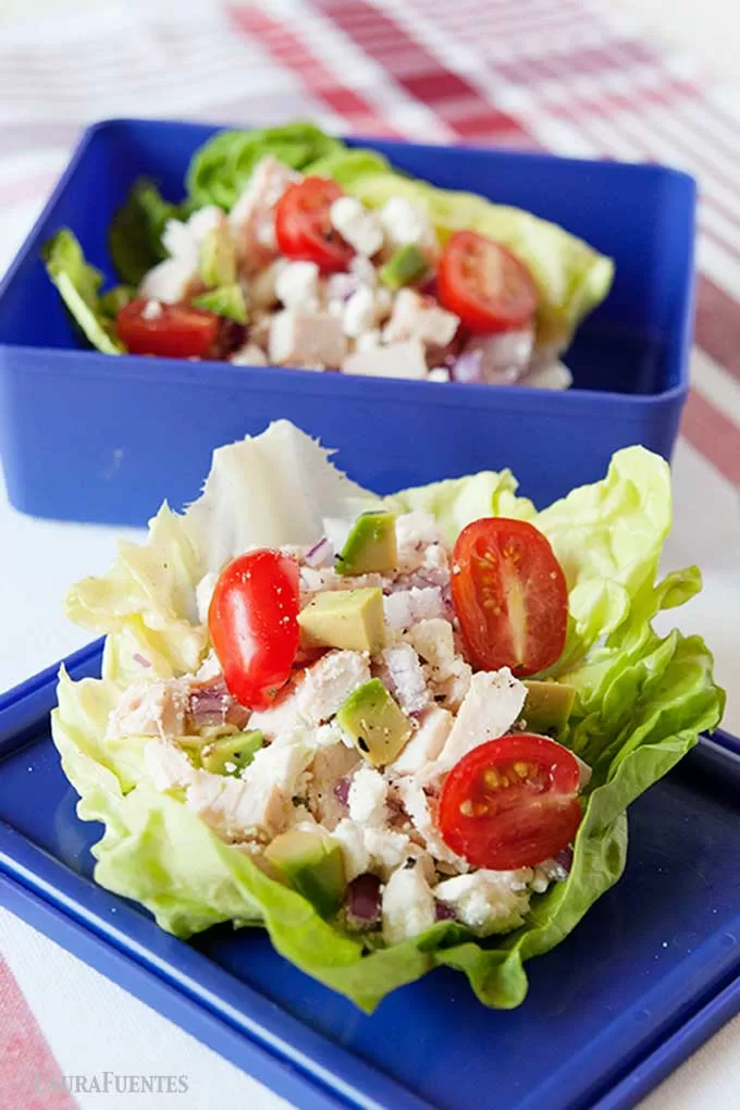 cobb salad lettuce wraps