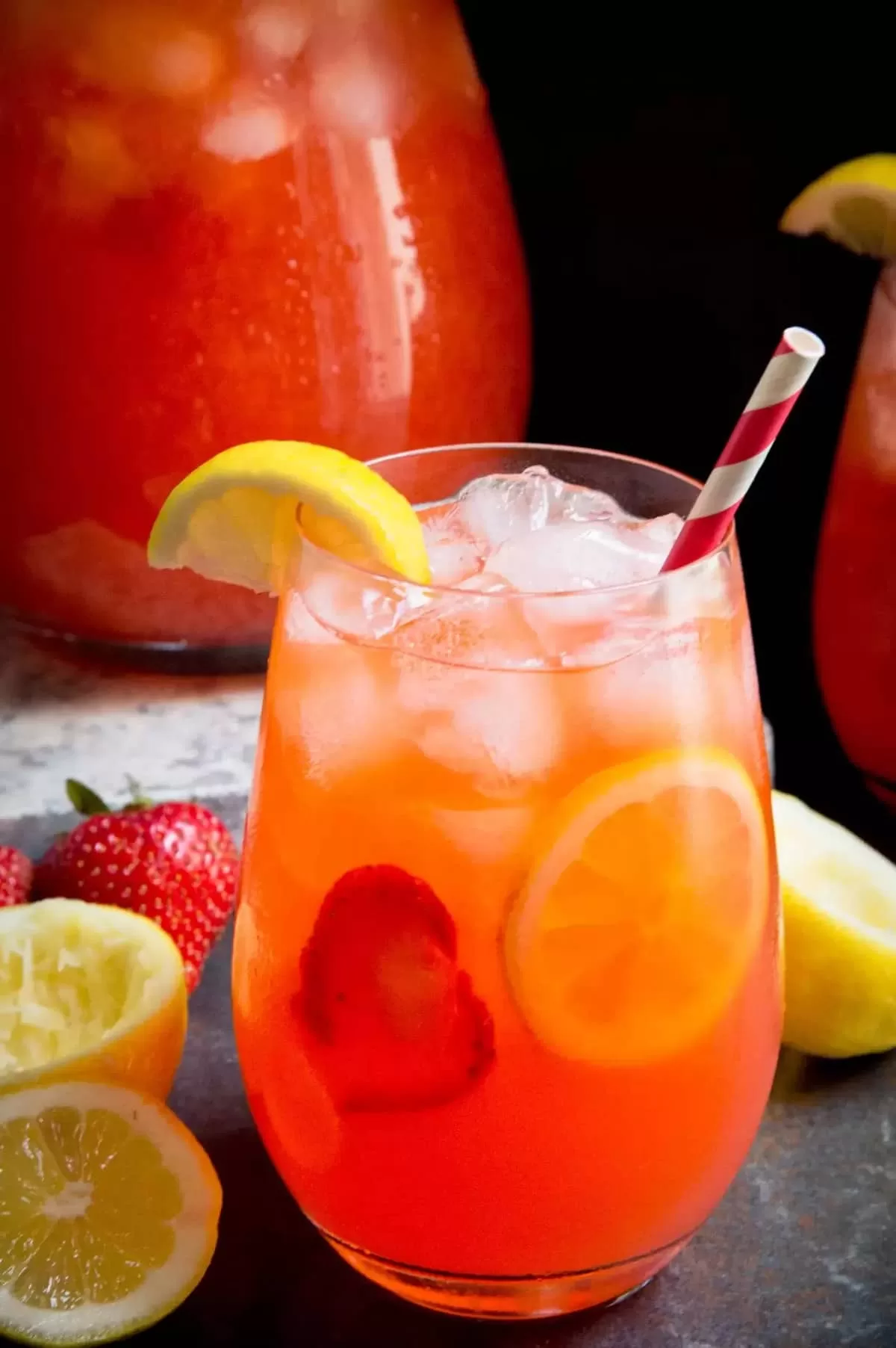 sugar-free strawberry lemonade