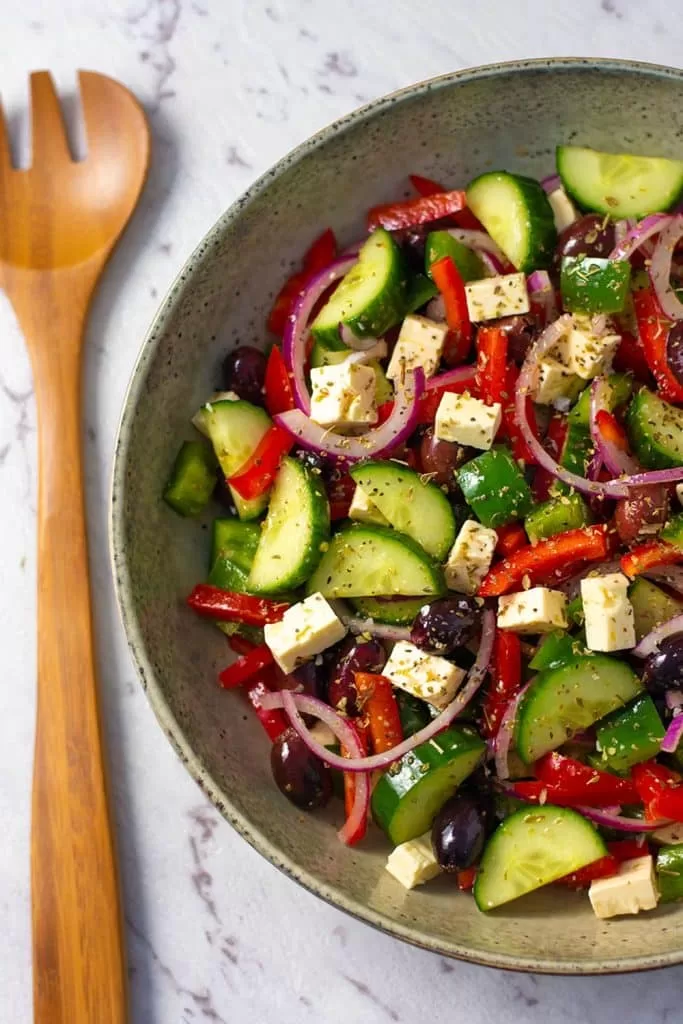 best keto greek salad, best keto side dishes