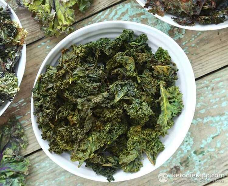 kale chips, best keto side dishes