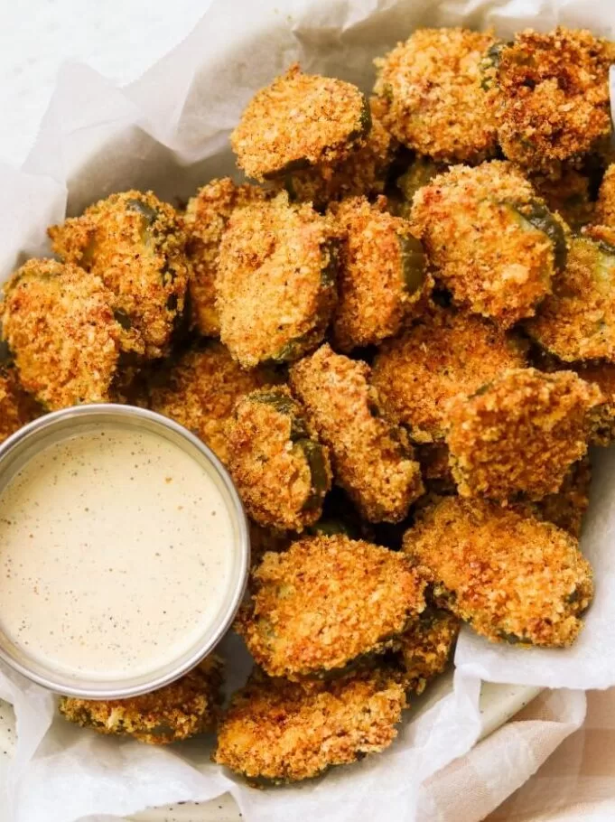 air fryer fried pickles, best keto side dishes