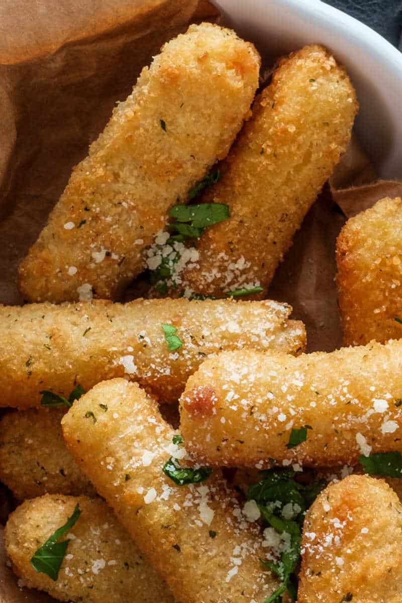 keto mozzarella sticks, best keto side dishes